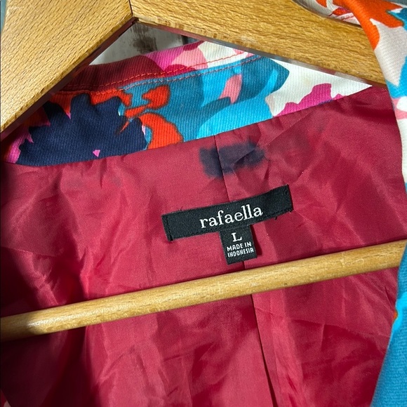 Rafaella Large Floral Multicolor Jacket - Picture 10 of 14